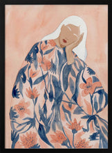Load image into Gallery viewer, Floral Woman Dreaming PFY Art Print