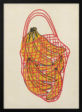Load image into Gallery viewer, Fresh Bananas Net Bag PFY Art Print