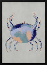 Load image into Gallery viewer, Serene Blue Crab PFY Art Print