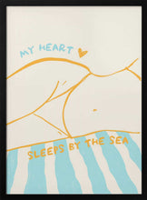 Load image into Gallery viewer, Heart Sleeps By The Sea PFY Art Print