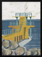 Load image into Gallery viewer, Yellow Ocean Diving Platform PFY Art Print