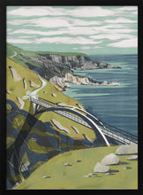Load image into Gallery viewer, Winding Coastal Bridge Path PFY Art Print