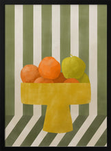Load image into Gallery viewer, Colorful Striped Fruit Bowl PFY Art Print