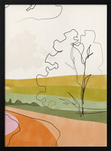 Load image into Gallery viewer, Abstract Landscape Lines PFY Art Print