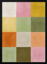 Load image into Gallery viewer, Vibrant Textured Squares PFY Art Print