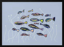 Load image into Gallery viewer, Colorful School of Fish PFY Art Print