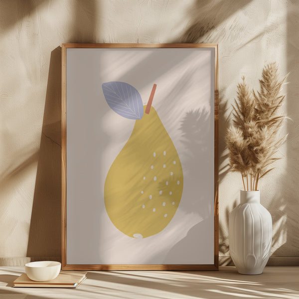 Kids Pear PFY Art Print