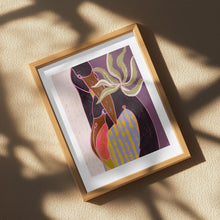 Load image into Gallery viewer, Flamingo Harp Duet PFY Art Print