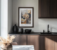 Load image into Gallery viewer, Lorette Con Una Tazza Di Caffe 1916 Boarder PFY Art Print