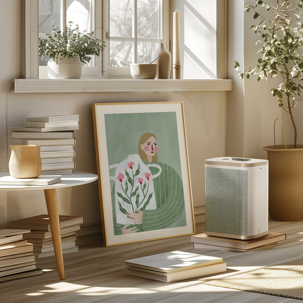 The Woman With Her Vase PFY Art Print