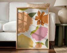 Load image into Gallery viewer, Colorful Abstract Flowers PFY Art Print
