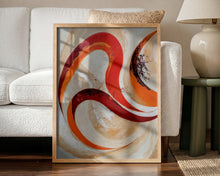 Load image into Gallery viewer, Vibrant Abstract Swirls PFY Art Print