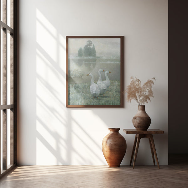 The Three Geese PFY Art Print