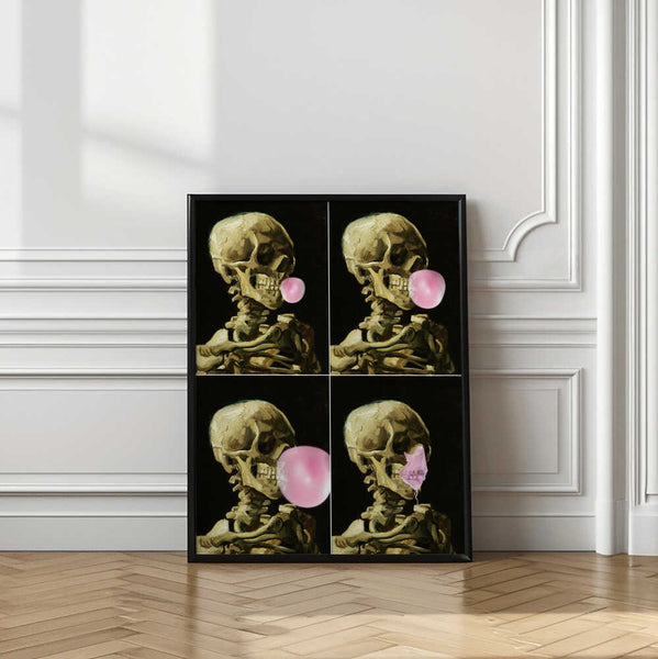 Skull Gum Explosion PFY Art Print