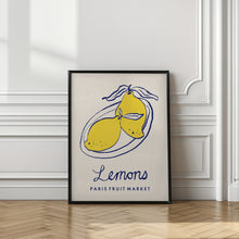 Load image into Gallery viewer, Lemons Paris Fruit Market PFY Art Print