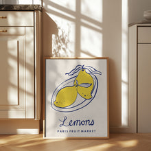 Load image into Gallery viewer, Lemons Paris Fruit Market PFY Art Print
