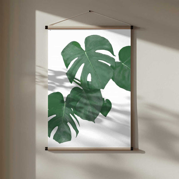Monstera Aqua 01 PFY Art Print