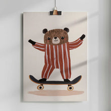 Load image into Gallery viewer, Skater Bear Joy PFY Art Print