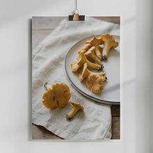 Load image into Gallery viewer, Chanterelle Mushrooms PFY Art Print