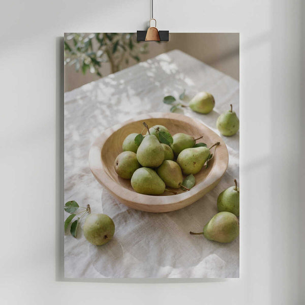 Ripe Green Pears PFY Art Print