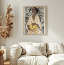 Load image into Gallery viewer, Citrus Garden Woman PFY Art Print