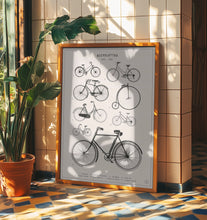 Load image into Gallery viewer, Bicyclettes PFY Art Print