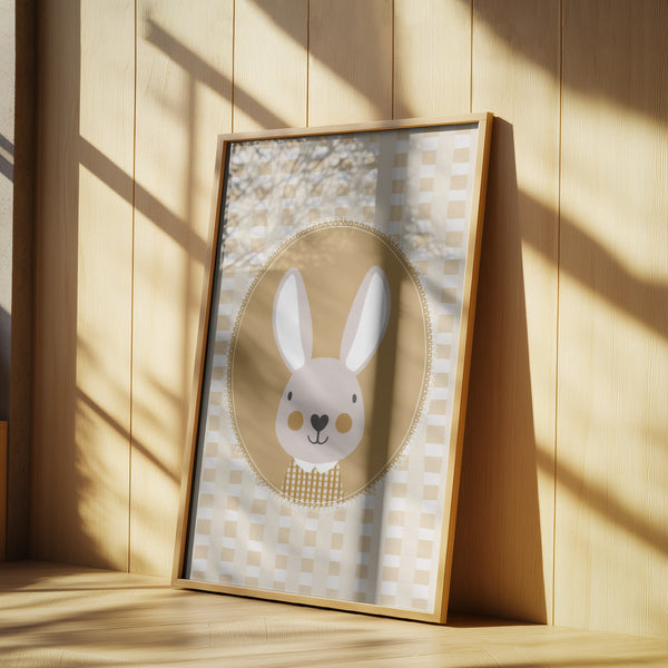 English Farmhouse Bunny PFY Art Print