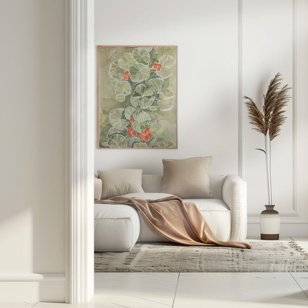 Nasturtium Tapestry PFY Art Print