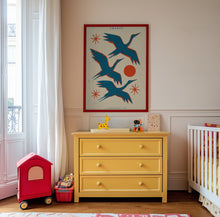 Load image into Gallery viewer, Cranes lithographie PFY Art Print