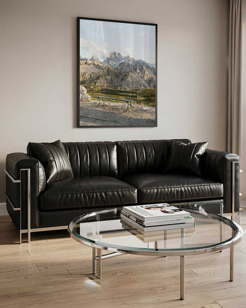 Alpine Bench Vista PFY Art Print