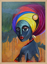 Load image into Gallery viewer, Colorful African Woman PFY Art Print