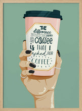 Load image into Gallery viewer, Sassy Coffee Cup Hand PFY Art Print