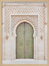 Load image into Gallery viewer, Ornate Moroccan Green Door PFY Art Print
