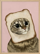 Load image into Gallery viewer, Bread Meme Cat PFY Art Print