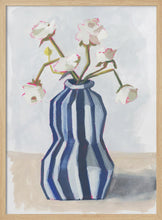 Load image into Gallery viewer, Flowers in a Striped Vase II PFY Art Print