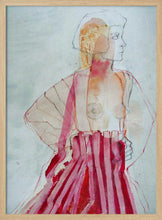 Load image into Gallery viewer, Woman in Red PFY Art Print