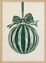 Load image into Gallery viewer, Christmas Ornament Green Illustration PFY Art Print