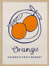 Load image into Gallery viewer, Oranges Valencia Fruit Market PFY Art Print