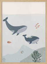 Load image into Gallery viewer, Two Whales PFY Art Print