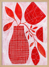 Load image into Gallery viewer, Red Floral Vase PFY Art Print