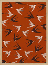 Load image into Gallery viewer, Flying Swallows Pattern PFY Art Print
