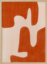 Load image into Gallery viewer, Modern Terracotta Curves PFY Art Print