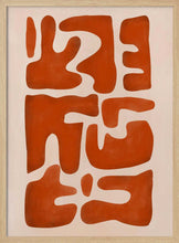 Load image into Gallery viewer, Warm Organic Shapes PFY Art Print