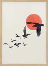 Load image into Gallery viewer, Flying Birds and Moon PFY Art Print