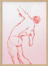 Load image into Gallery viewer, Elegant Red Gesture PFY Art Print