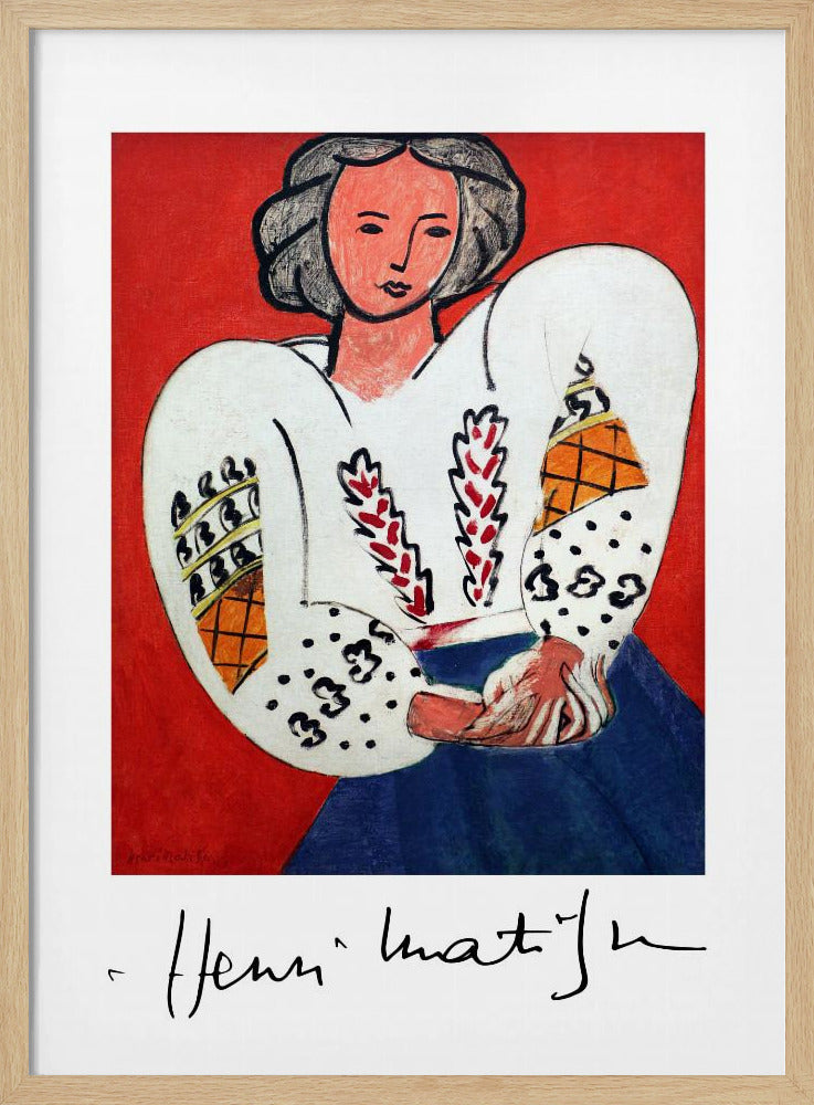 Henri Matisse, La Camicetta Romena, 1940 PFY Art Print