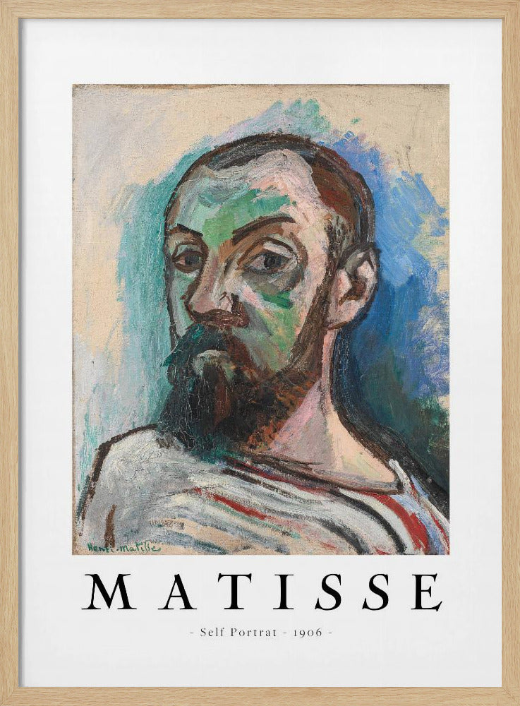 Self Portrait 1906 Poster by Henri Matisse PFY Art Print