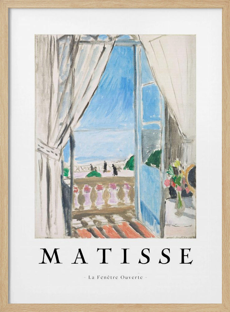 La Fenêtre Ouverte PFY Art Print