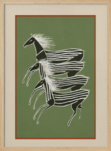 Load image into Gallery viewer, Horses In Stripes PFY Art Print