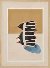 Load image into Gallery viewer, Minimal Penguin Stack PFY Art Print